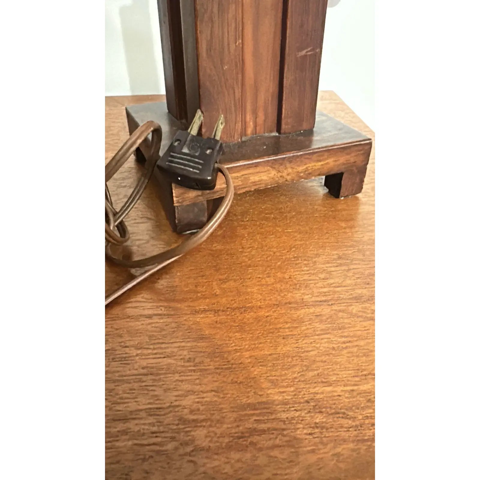 Paul Frankl Skyscraper Table Lamp Signed J Johnson 1939 Wood