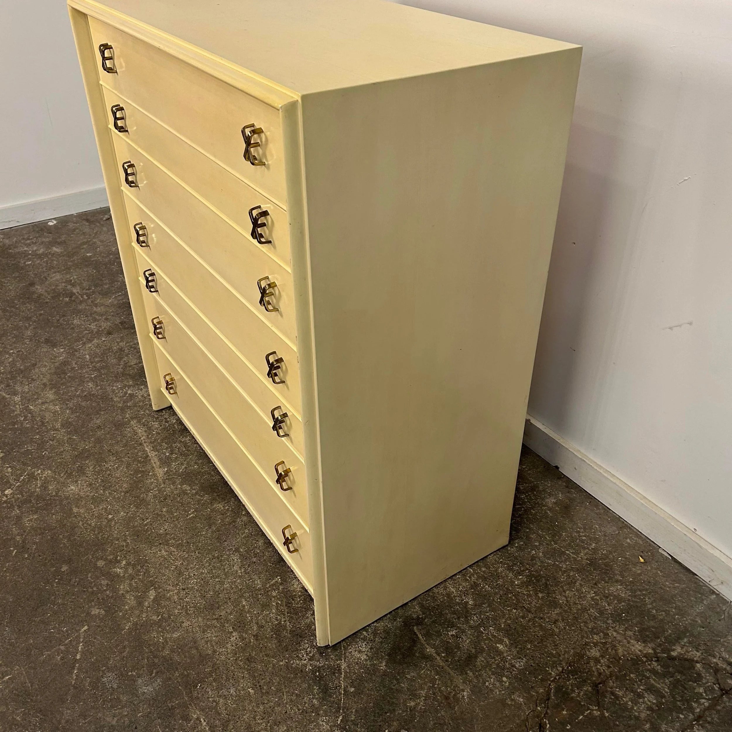 Paul Frankl 'X' Pull Tall Dresser Johnson Brothers Furniture