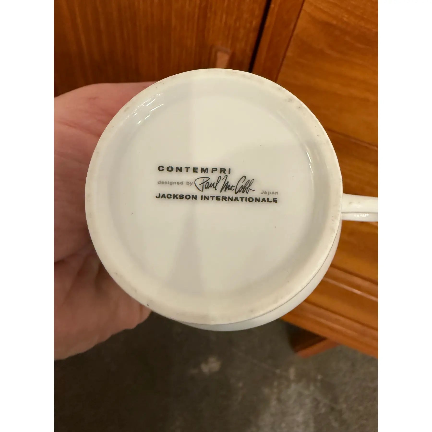 Paul McCobb for Jackson International Contempri Line China Cups Saucers and Cream and Sugar 22 Pieces