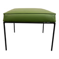 Paul McCobb Style Green Leatherette Ottoman