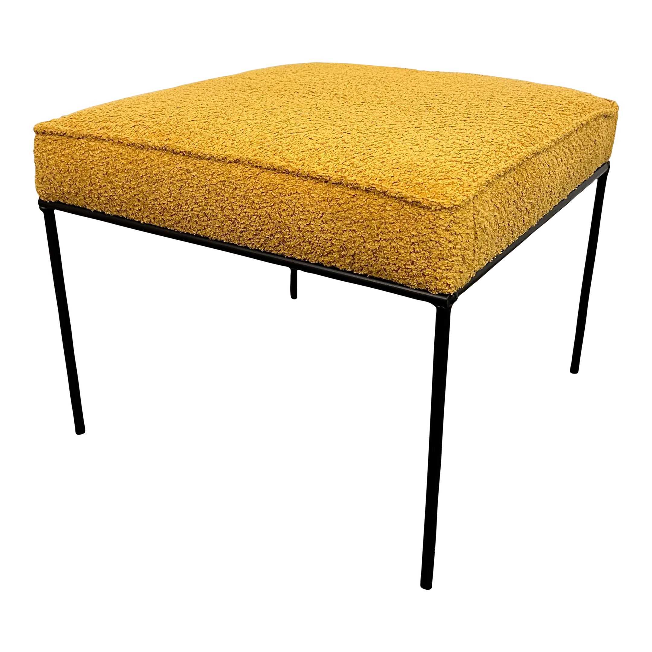 Paul McCobb Style Yellow Ottoman