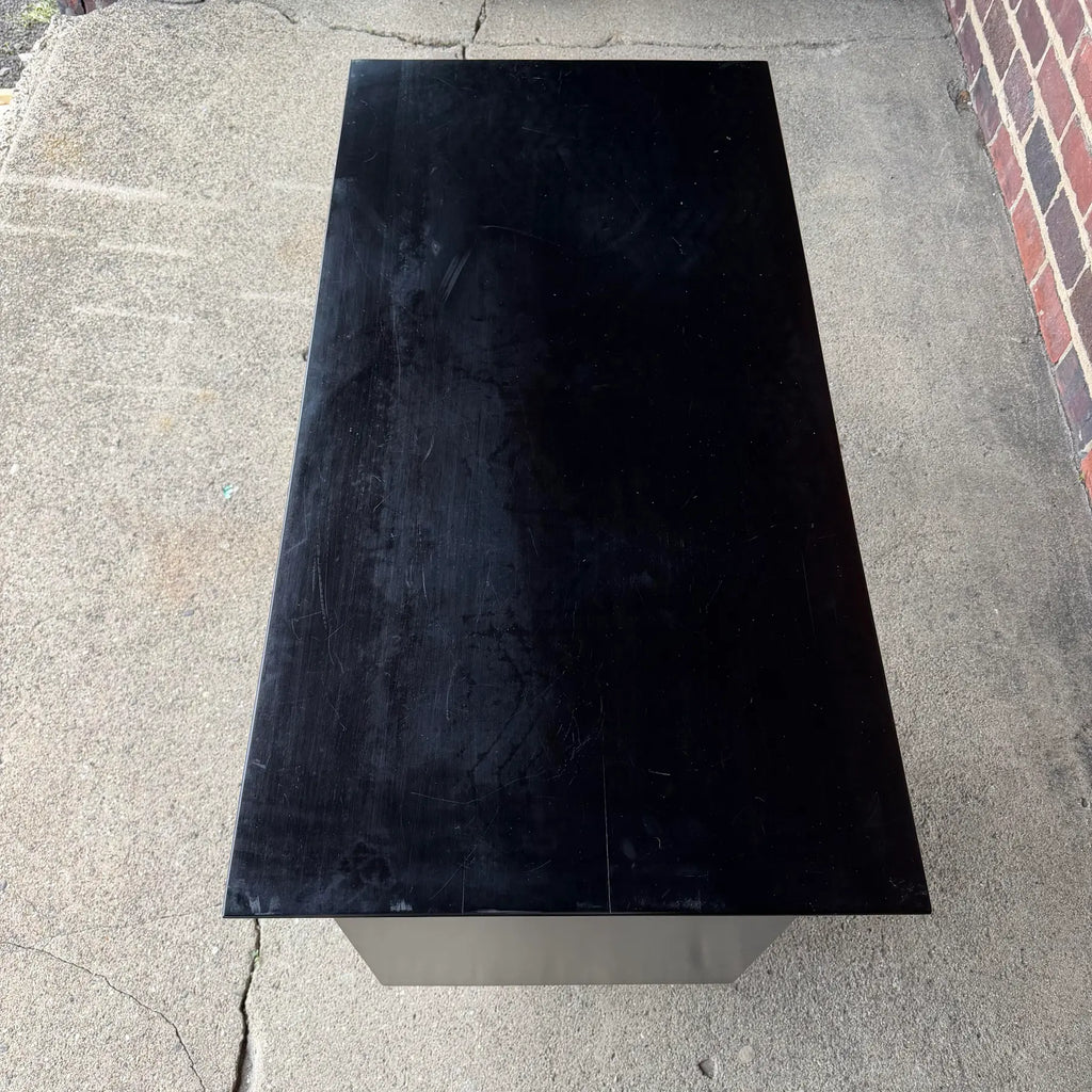 Paul McCobb Two Drawer Desk Ebonized the Black Mid-Century Modern