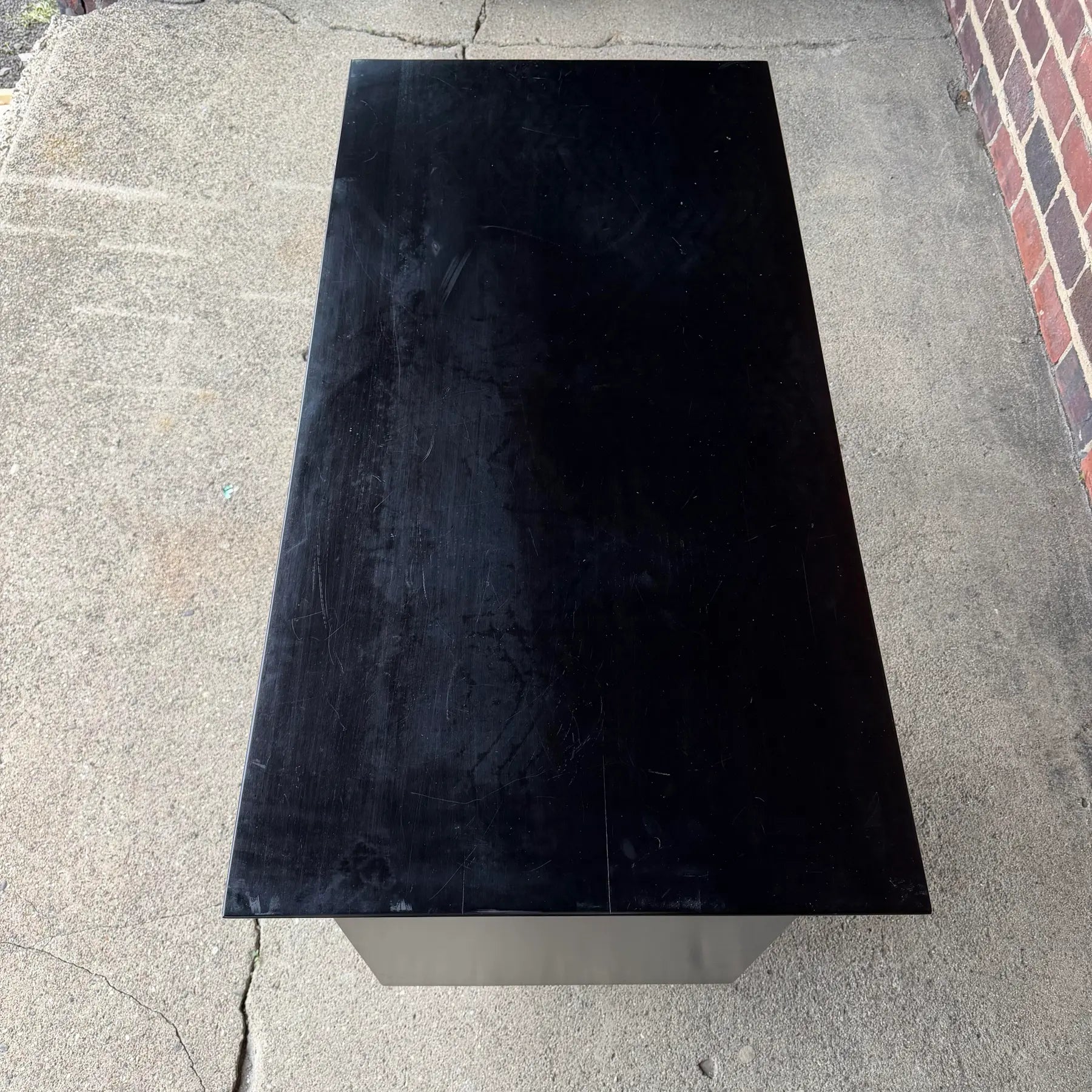Paul McCobb Two Drawer Desk Ebonized the Black Mid-Century Modern