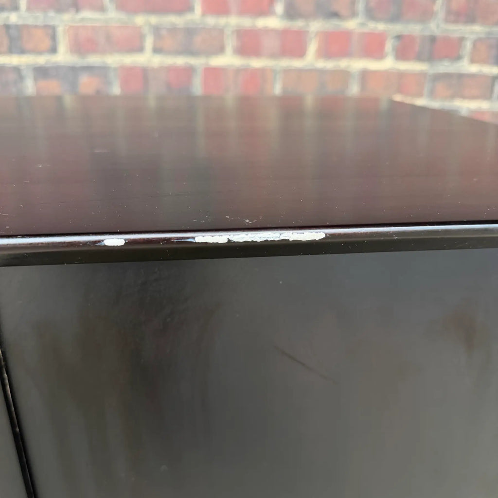 Paul McCobb Two Drawer Desk Ebonized the Black Mid-Century Modern