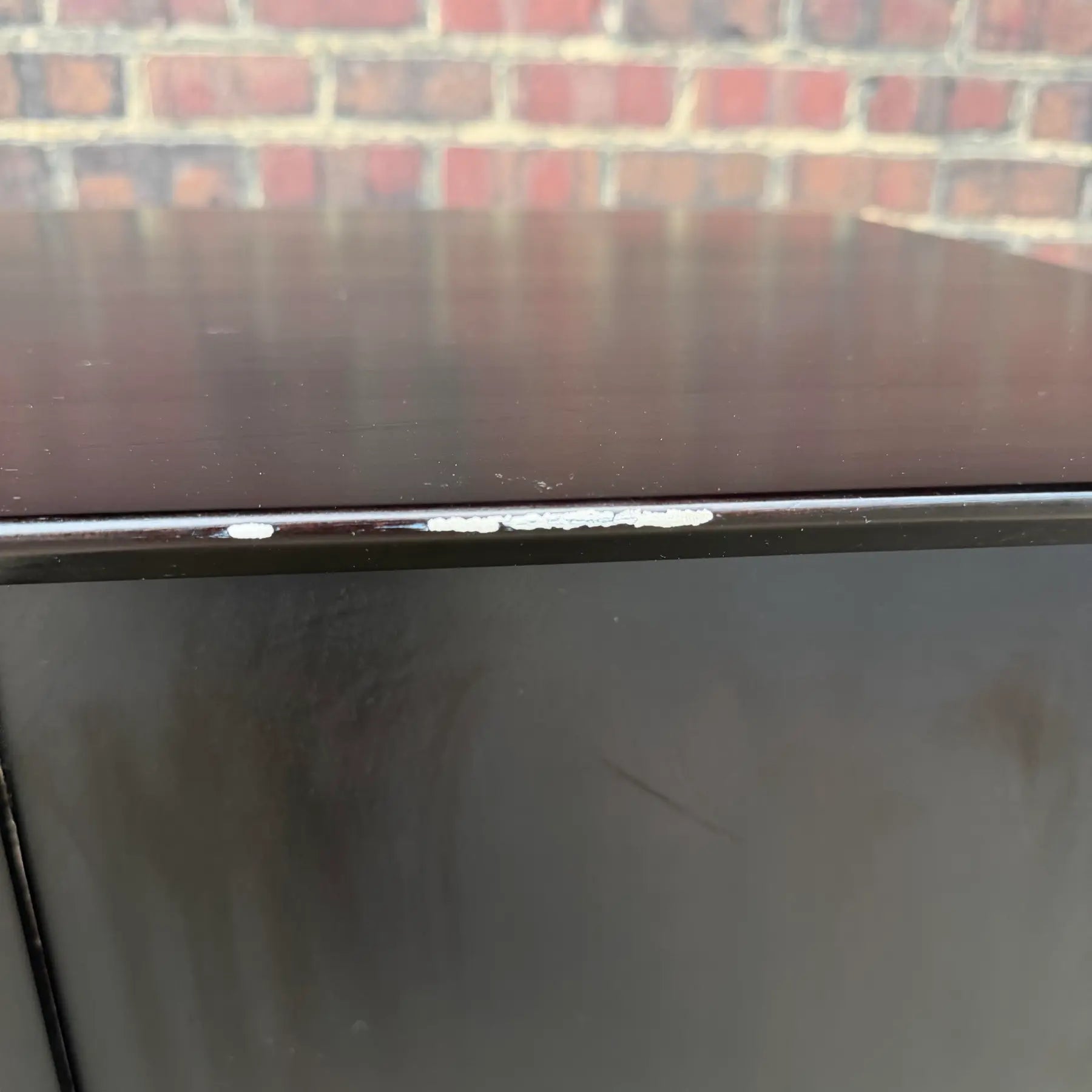 Paul McCobb Two Drawer Desk Ebonized the Black Mid-Century Modern