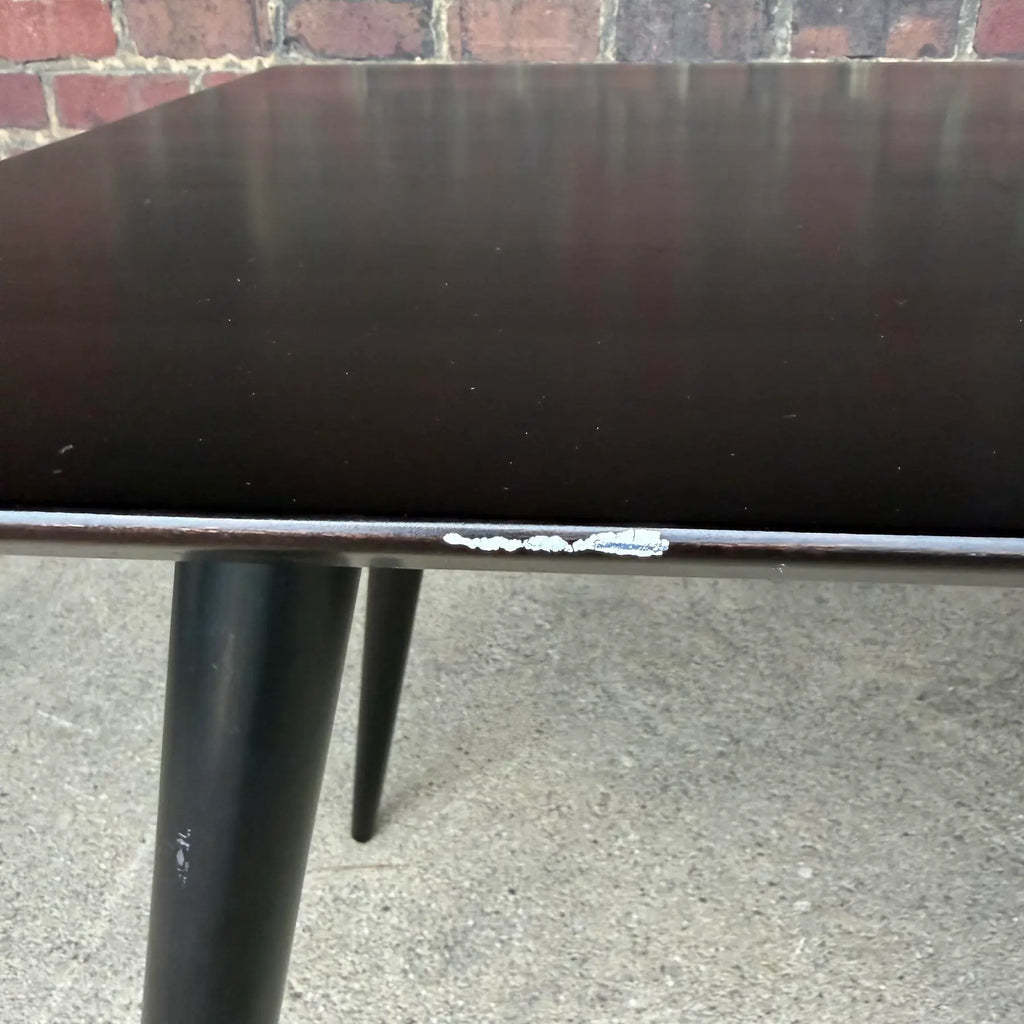 Paul McCobb Two Drawer Desk Ebonized the Black Mid-Century Modern