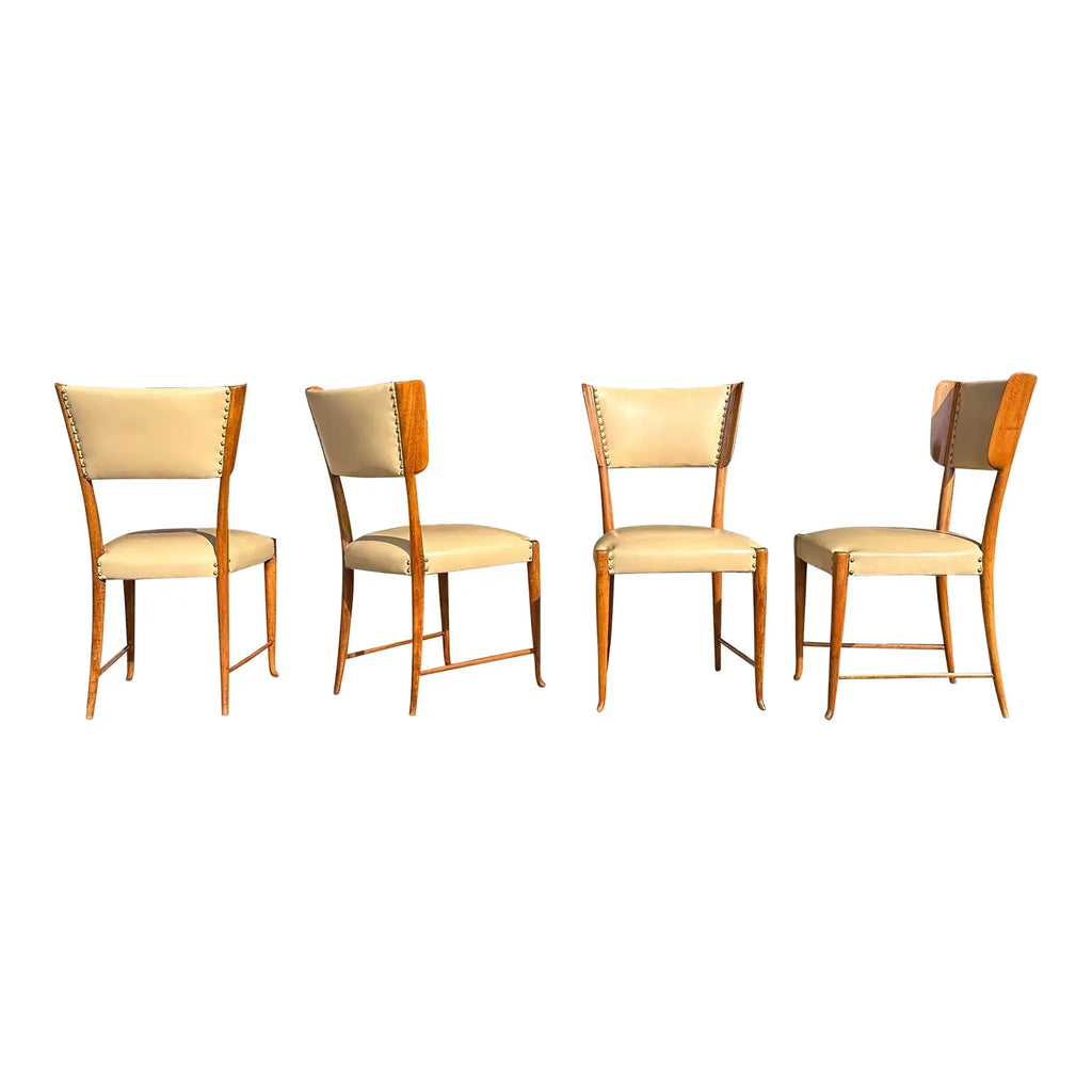 Set of 4 1940s Paulo Buffa Dining Chairs