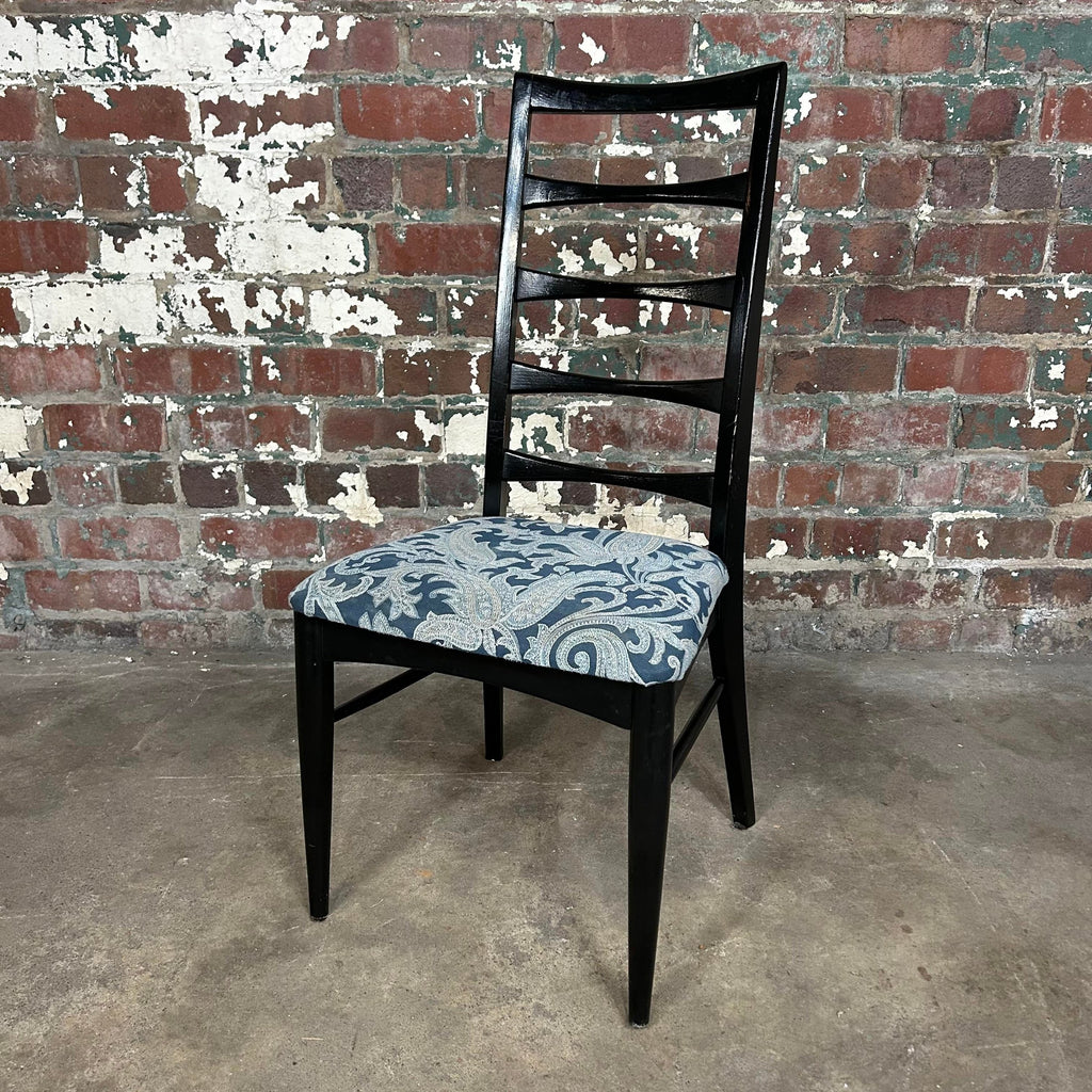 Pearsall Style Round Glass Kitchen Dining Table With 4 Chairs