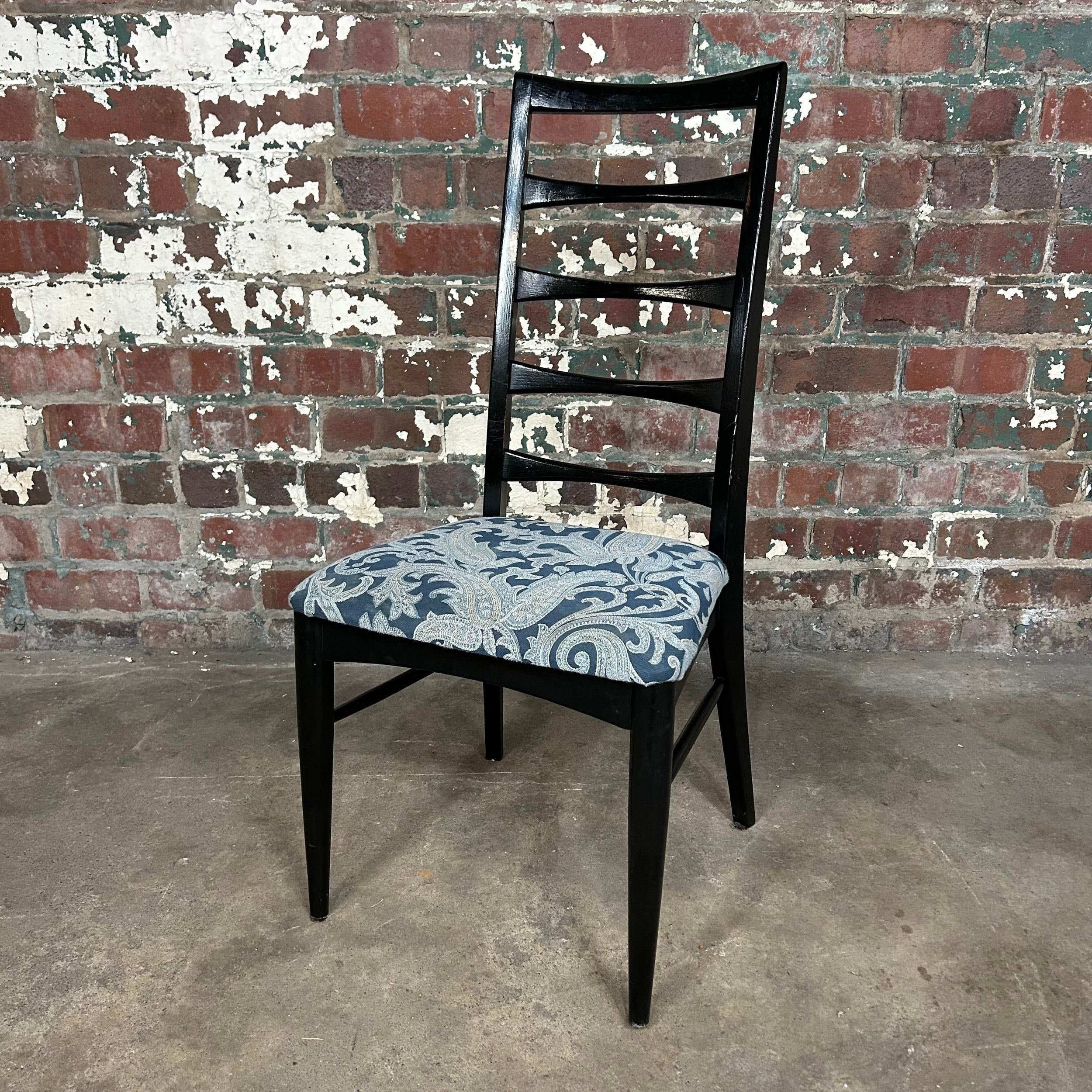 Pearsall Style Round Glass Kitchen Dining Table With 4 Chairs