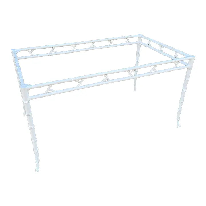 Phyllis Morris Faux Bamboo Patio Table for Kessler Industries, 1960s