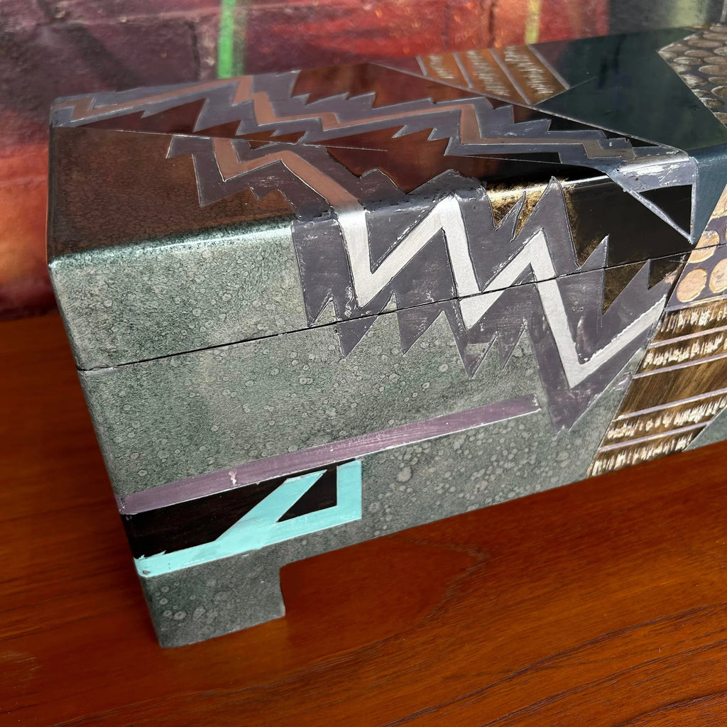 Post Modern Keepsake Box Possibly by Maitland Smith