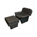 Mid Century Modern Preview Furniture Arm Chair and Ottoman