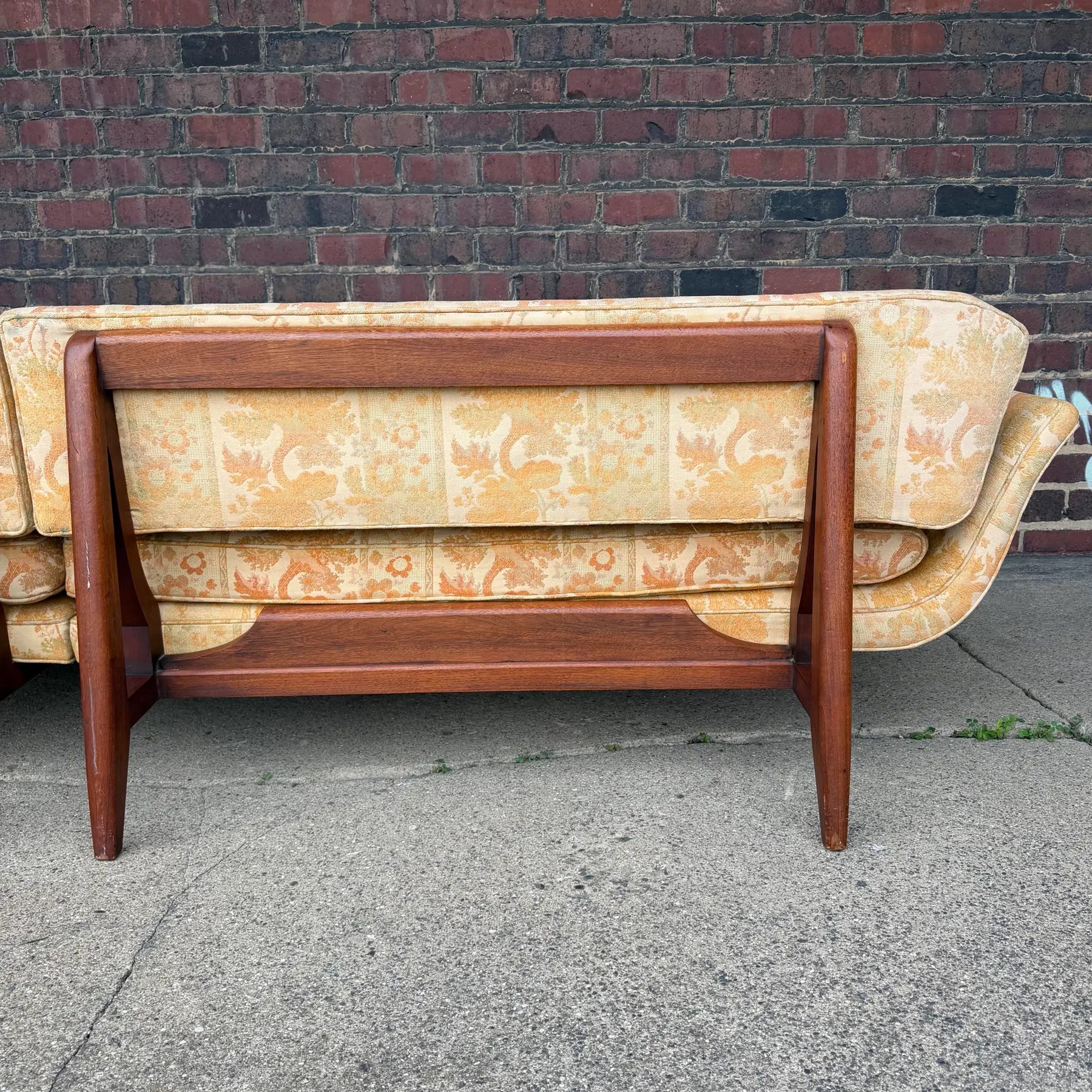 Rare Early Edward Wormley for Dunbar Two-Piece Gondola Sectional Sofa