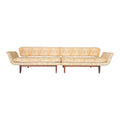 Rare Early Edward Wormley for Dunbar Two-Piece Gondola Sectional Sofa