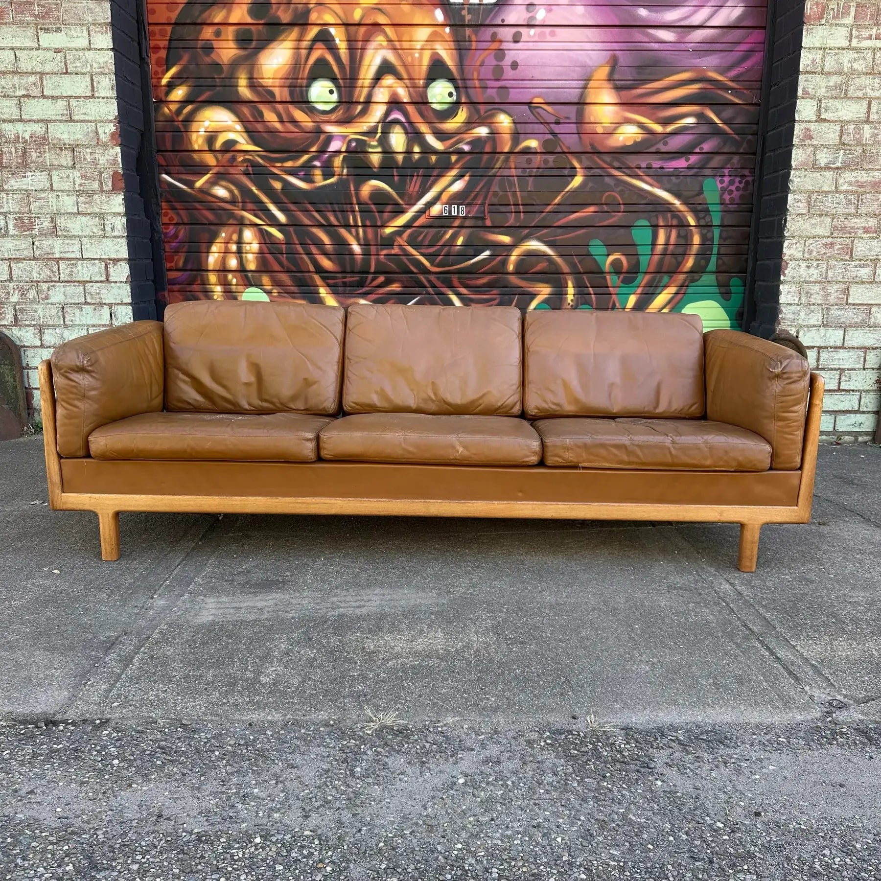 Rare “Roma” Sofa by Åke Nilsson for Dux, Sweden, C. 1960s