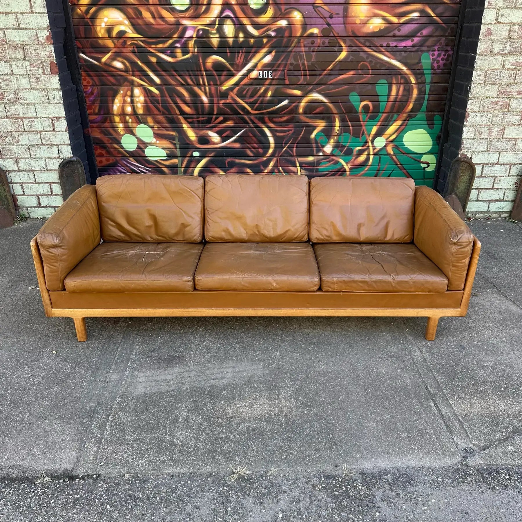 Rare “Roma” Sofa by Åke Nilsson for Dux, Sweden, C. 1960s