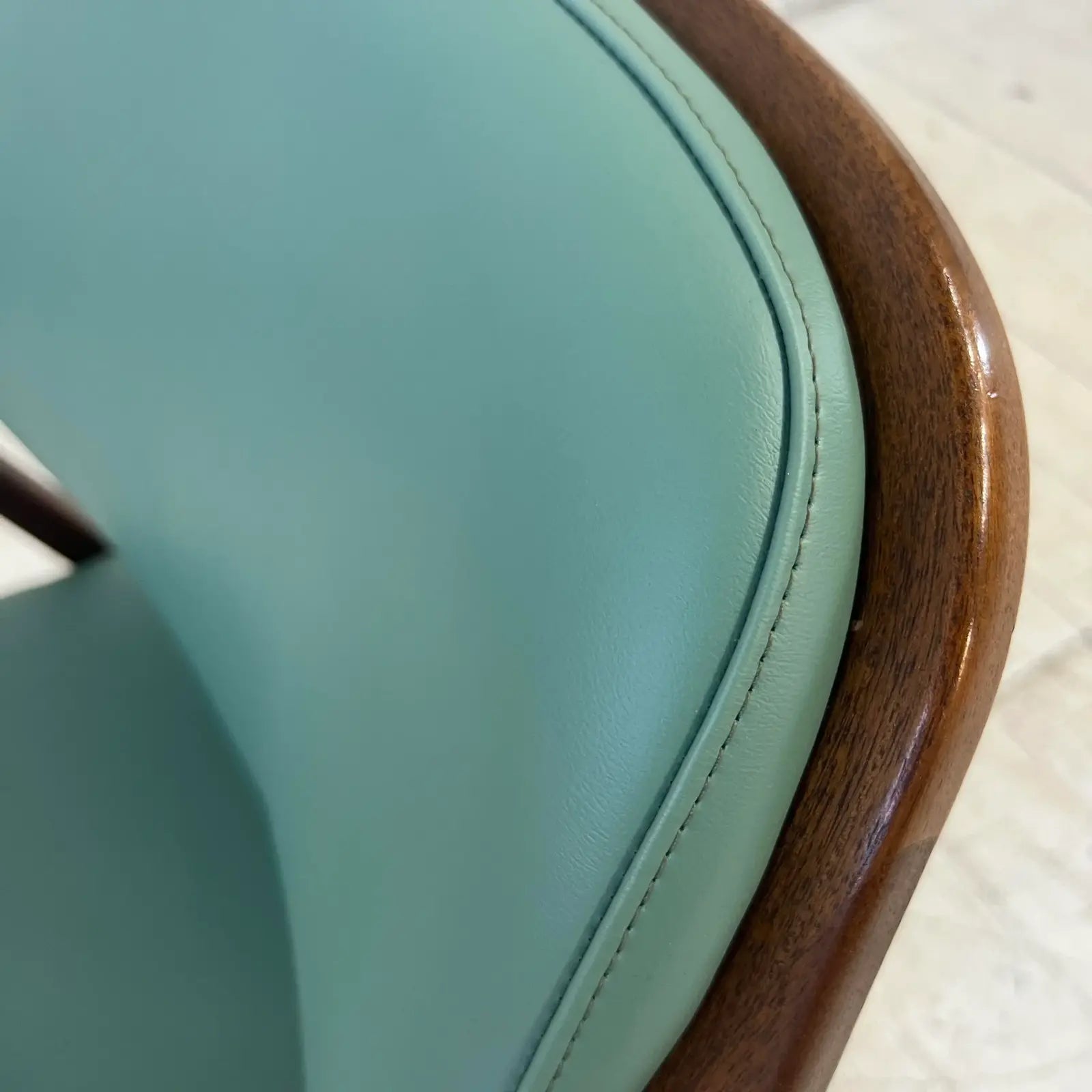Reupholstered Don Pettit Bentwood Chair for Knoll