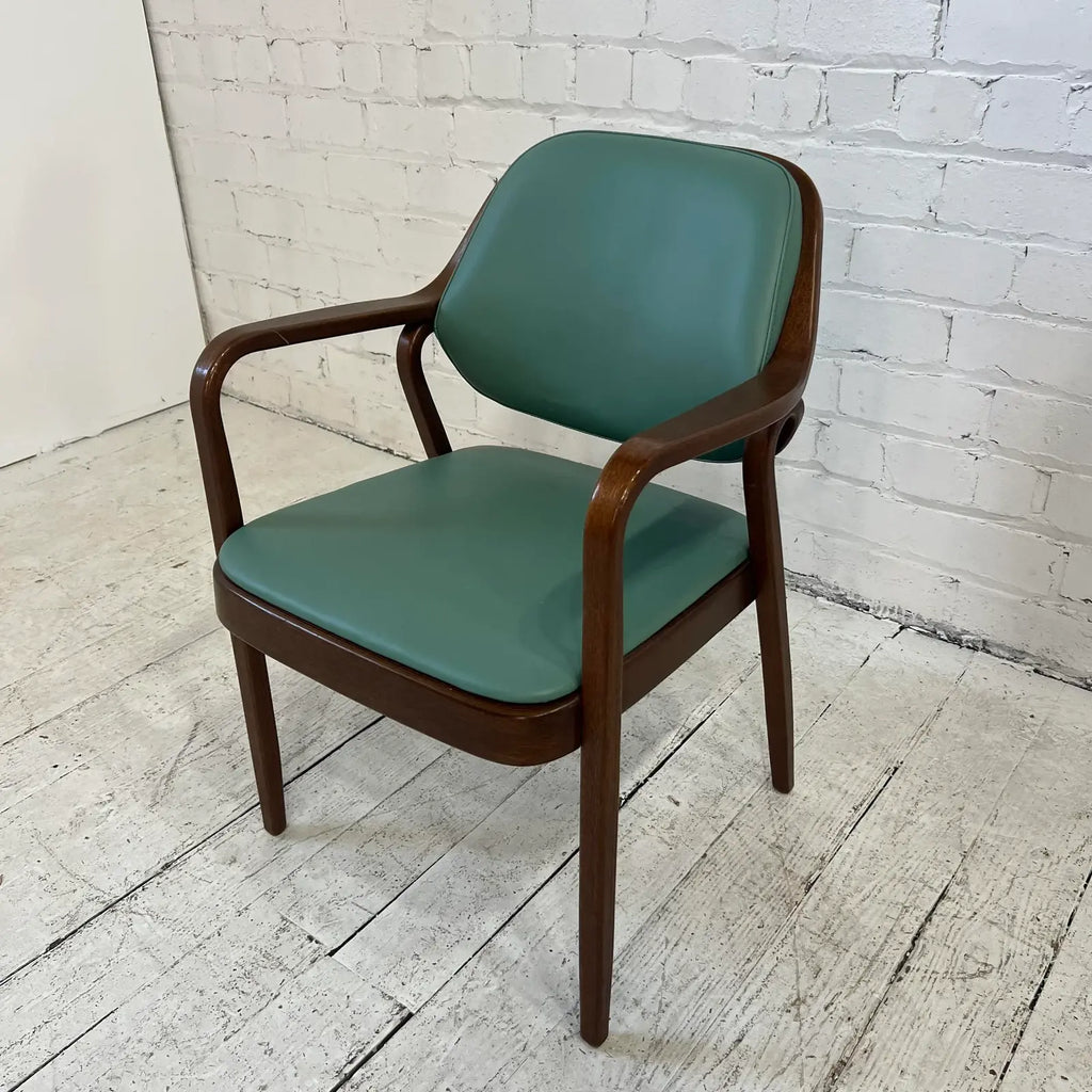 Reupholstered Don Pettit Bentwood Chair for Knoll