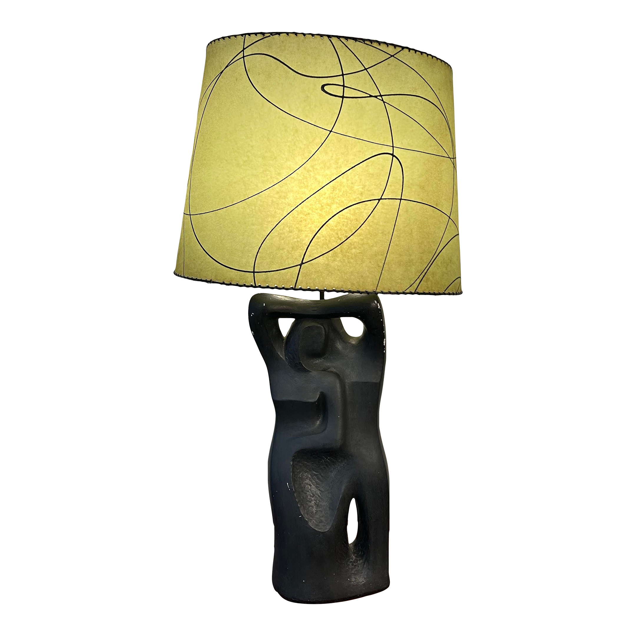 Reva Large Digital Table Top Sculptural Ceramic Lamp
