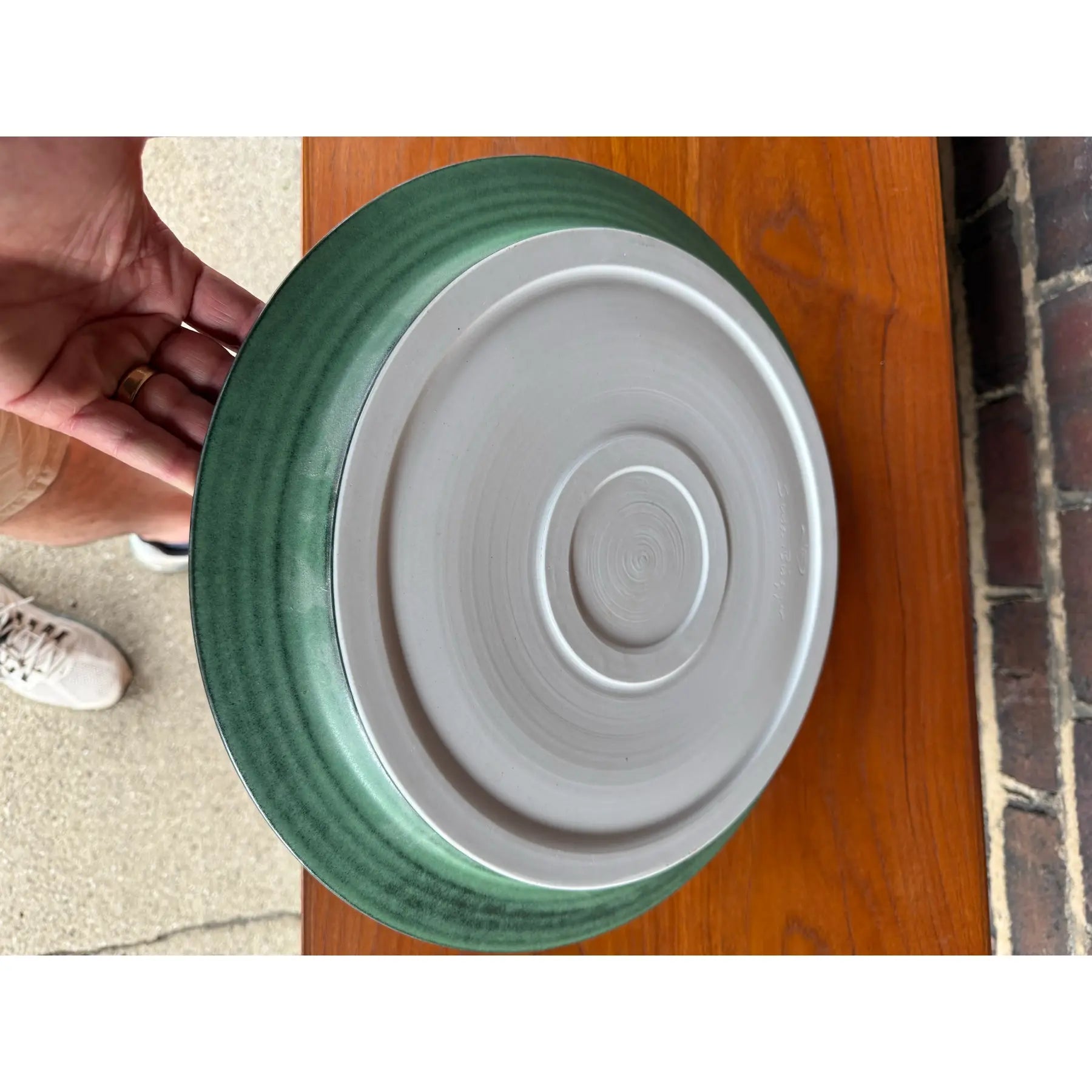 Ridgetop Pottery Susan Large Charger Platter Midcentury Pottery