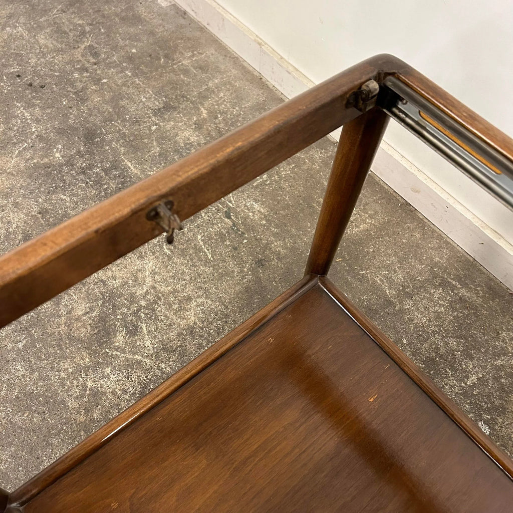 Robsjohn Gibbings for Widdicomb Expandable Flip Top Bar Cart