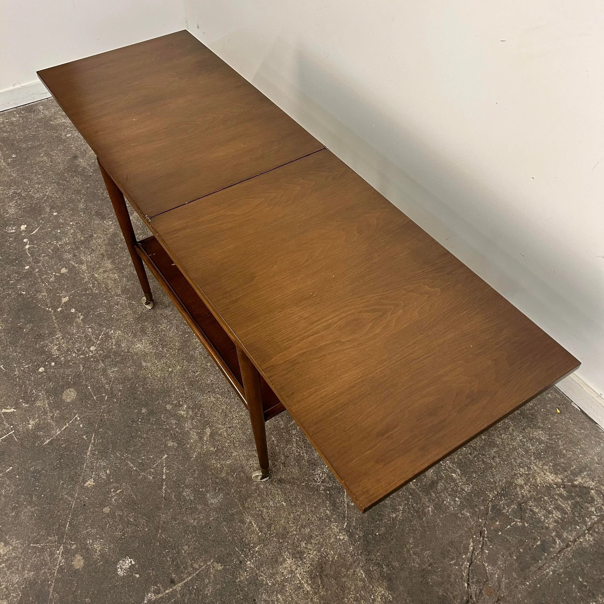 Robsjohn Gibbings for Widdicomb Expandable Flip Top Bar Cart