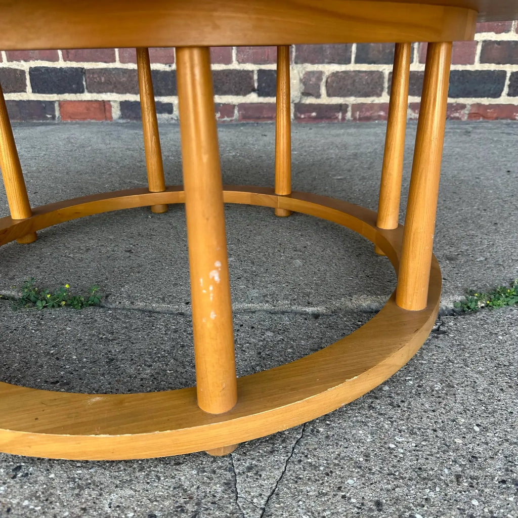 Robsjohn-Gibbings for Widdicomb Lazy Susan Coffee Table Mid-Century Modern