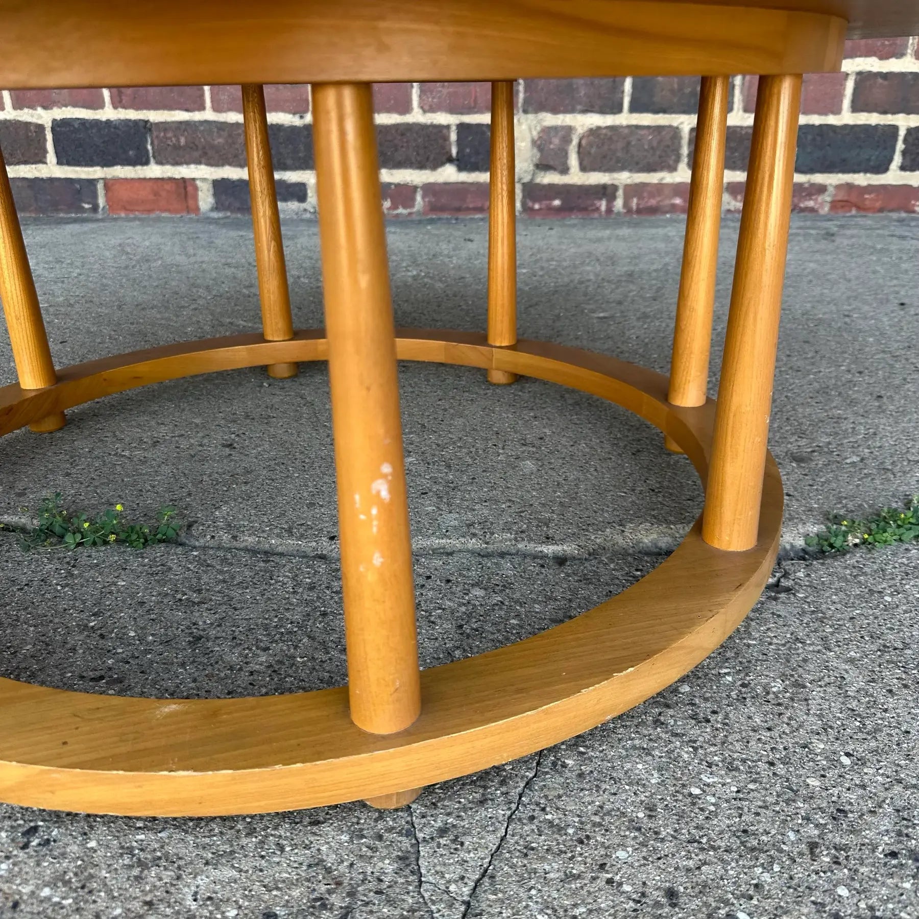 Robsjohn-Gibbings for Widdicomb Lazy Susan Coffee Table Mid-Century Modern