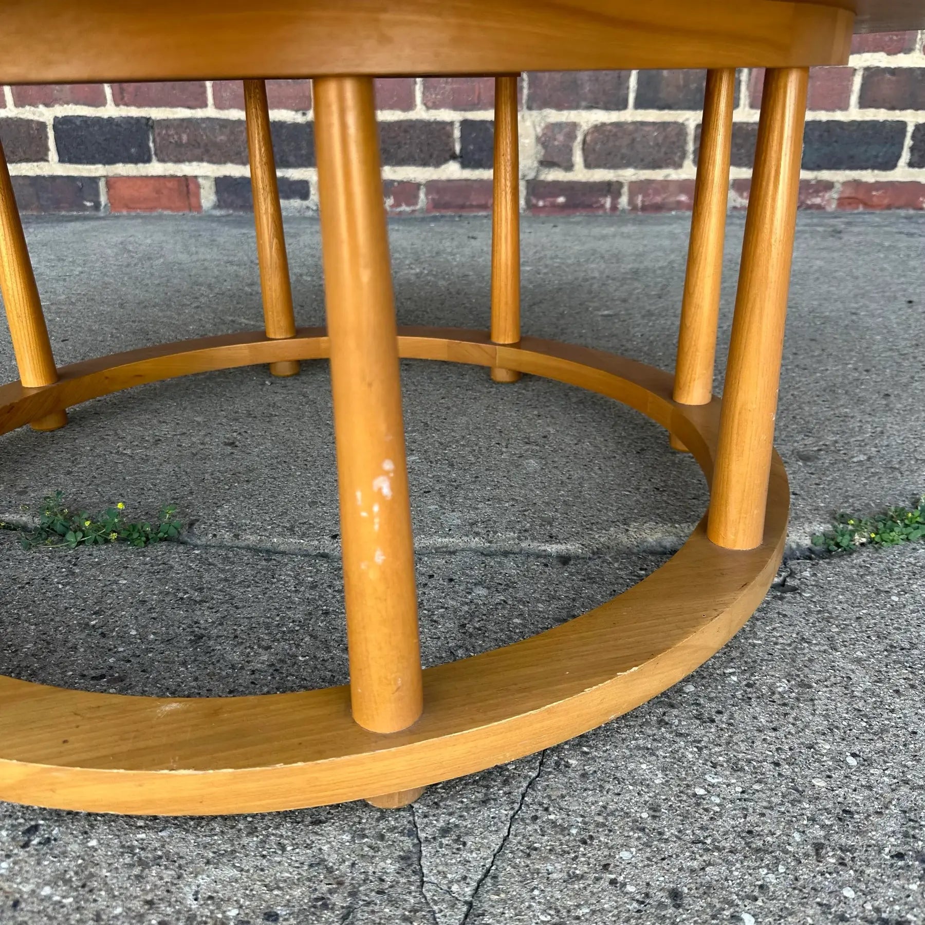 Robsjohn-Gibbings for Widdicomb Lazy Susan Coffee Table Mid-Century Modern