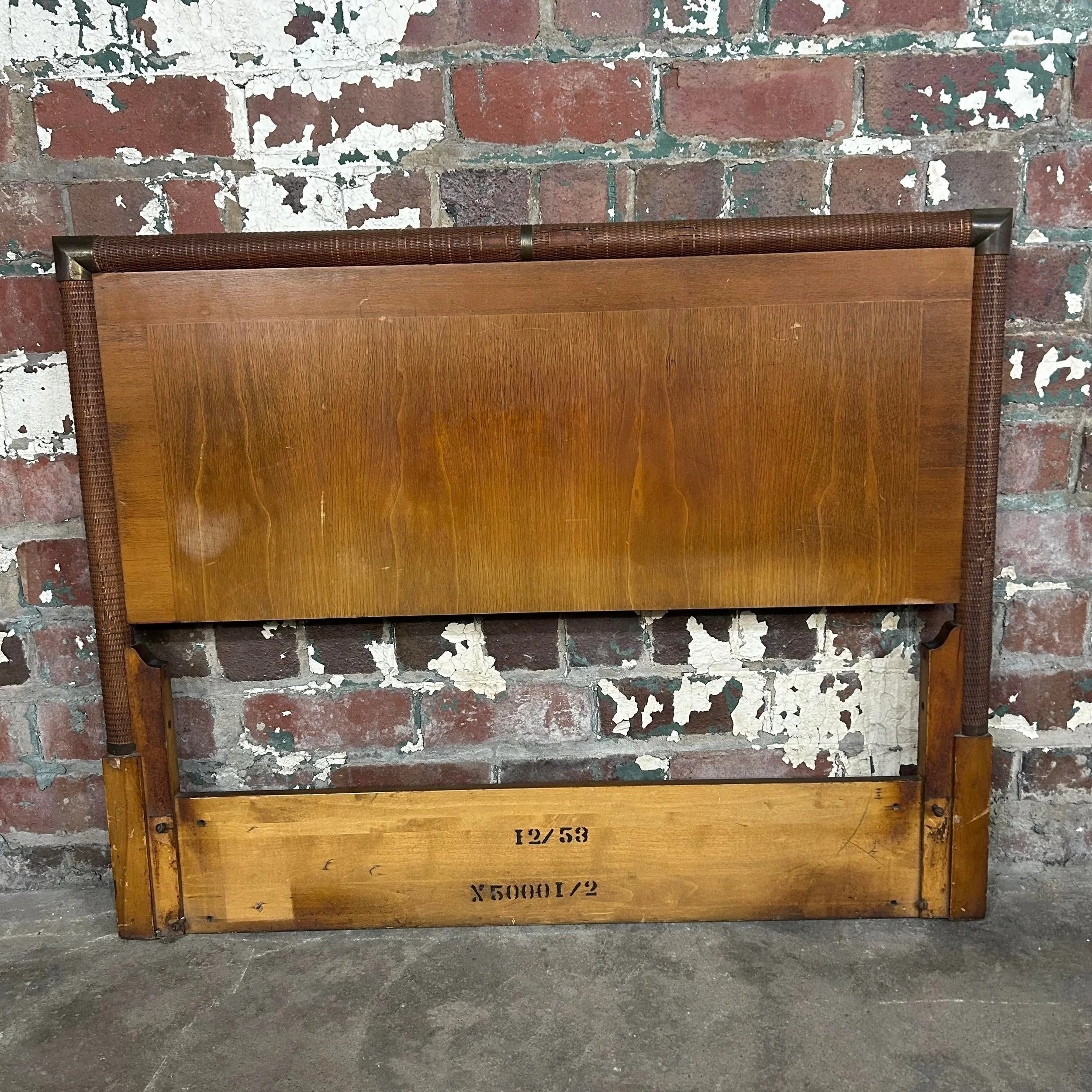 Robsjohn Gibbings for Widdicomb Twin Size Headboard