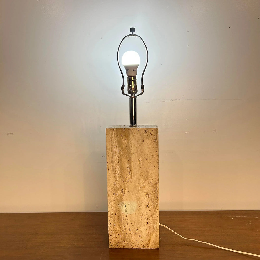 Travertine Marble Table Lamp