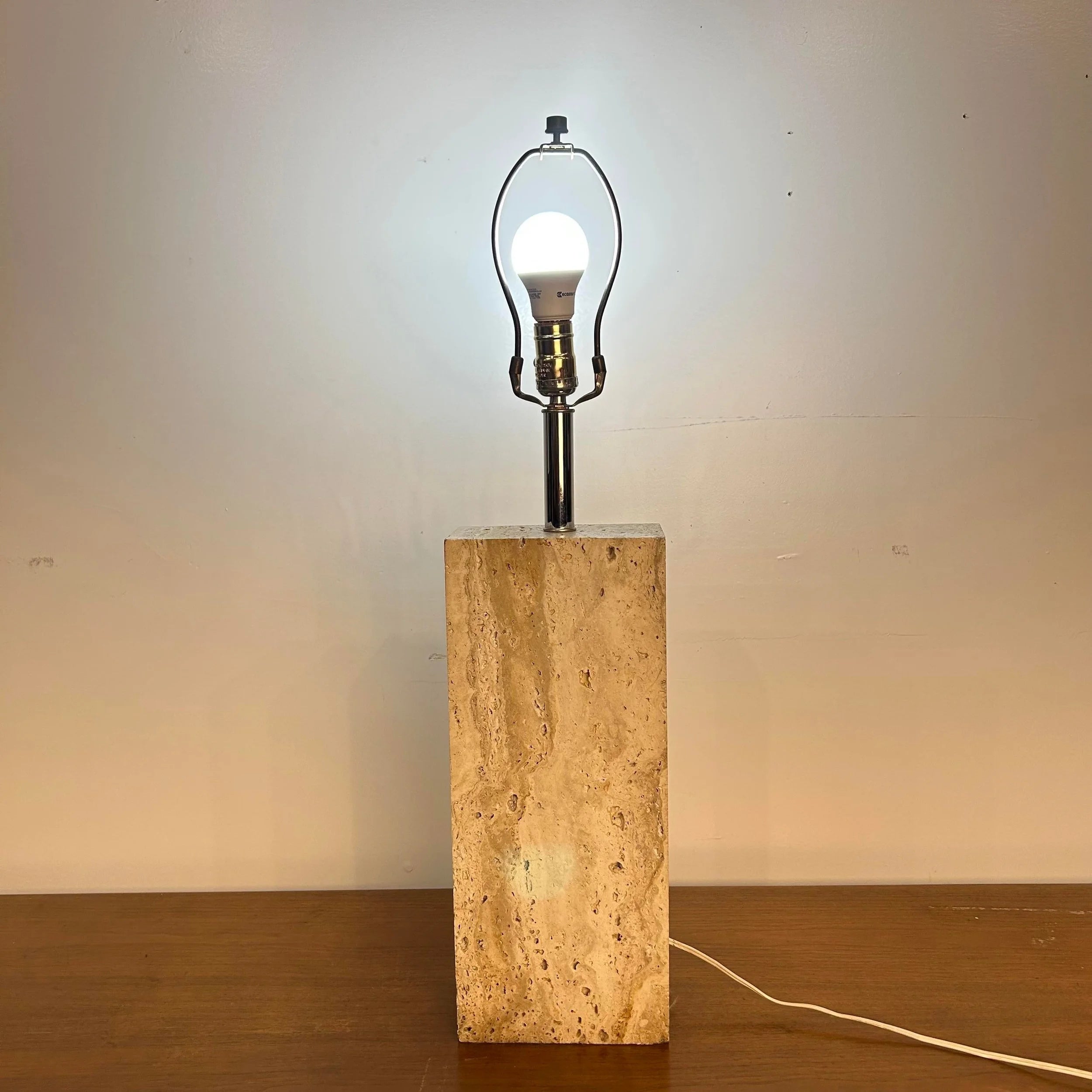 Travertine Marble Table Lamp