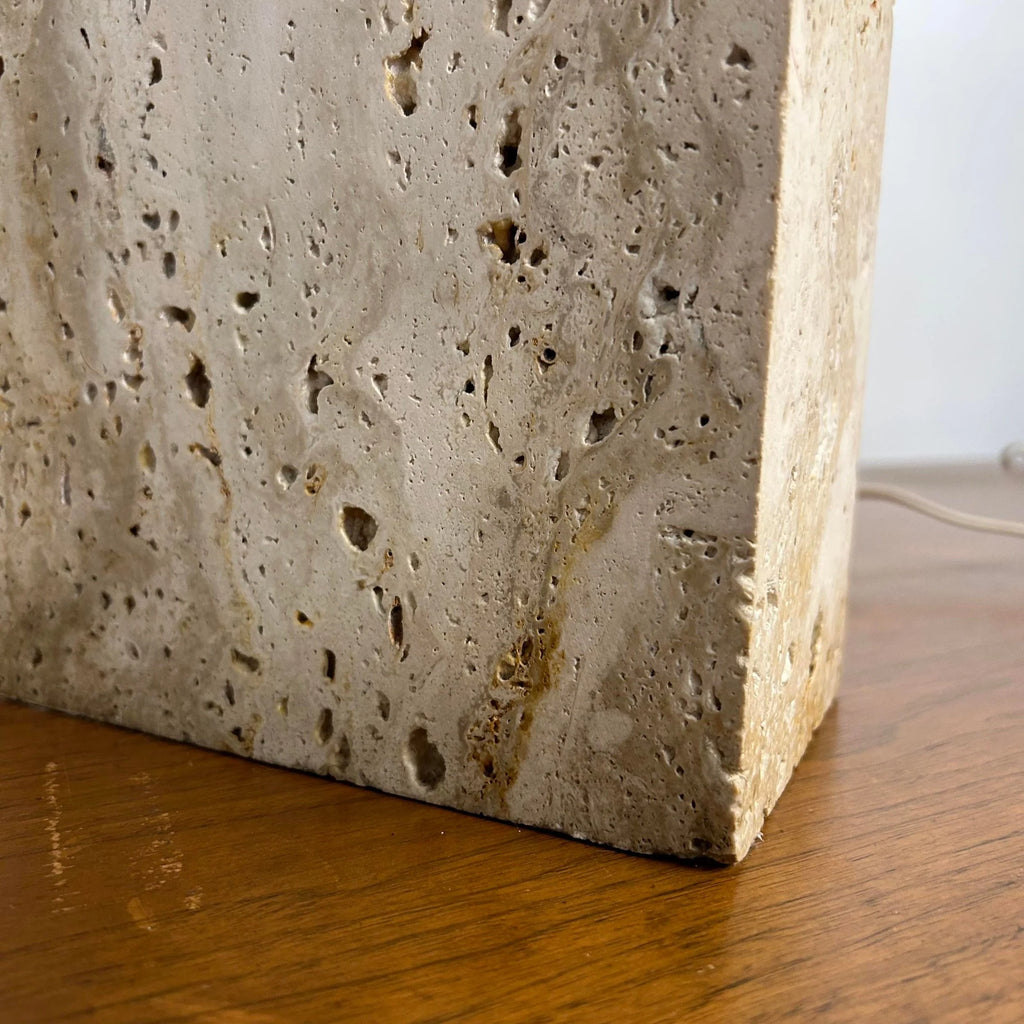 Travertine Marble Table Lamp
