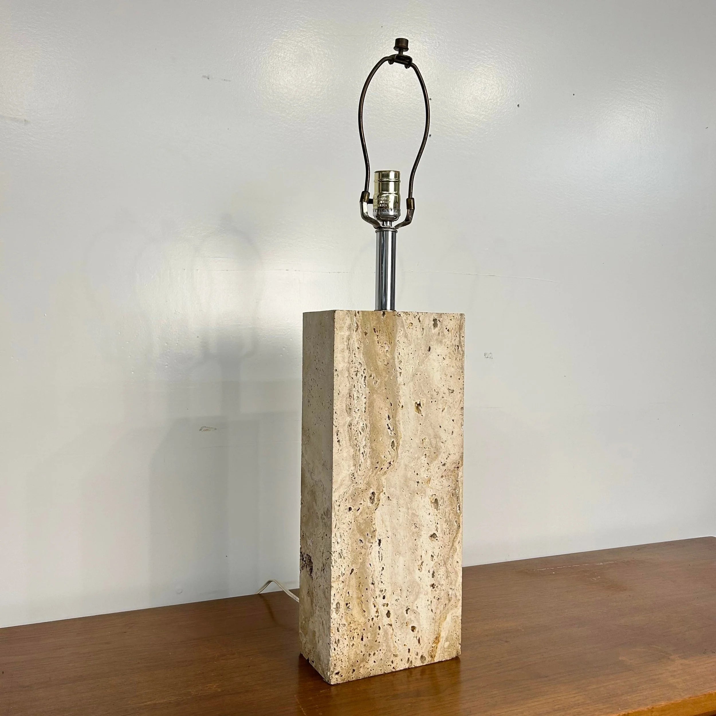 Travertine Marble Table Lamp