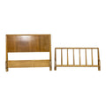 Robsjohn Gibbings Twin Headboard and Footrest for Widdicomb.
