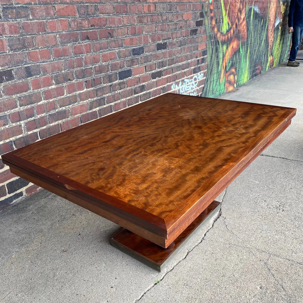Roger Bal Art Deco Dinning Table Refractory Leaves