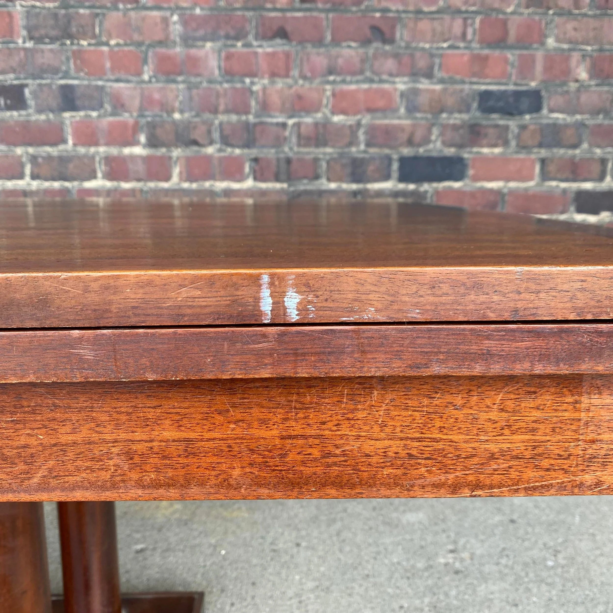 Roger Bal Art Deco Dinning Table Refractory Leaves