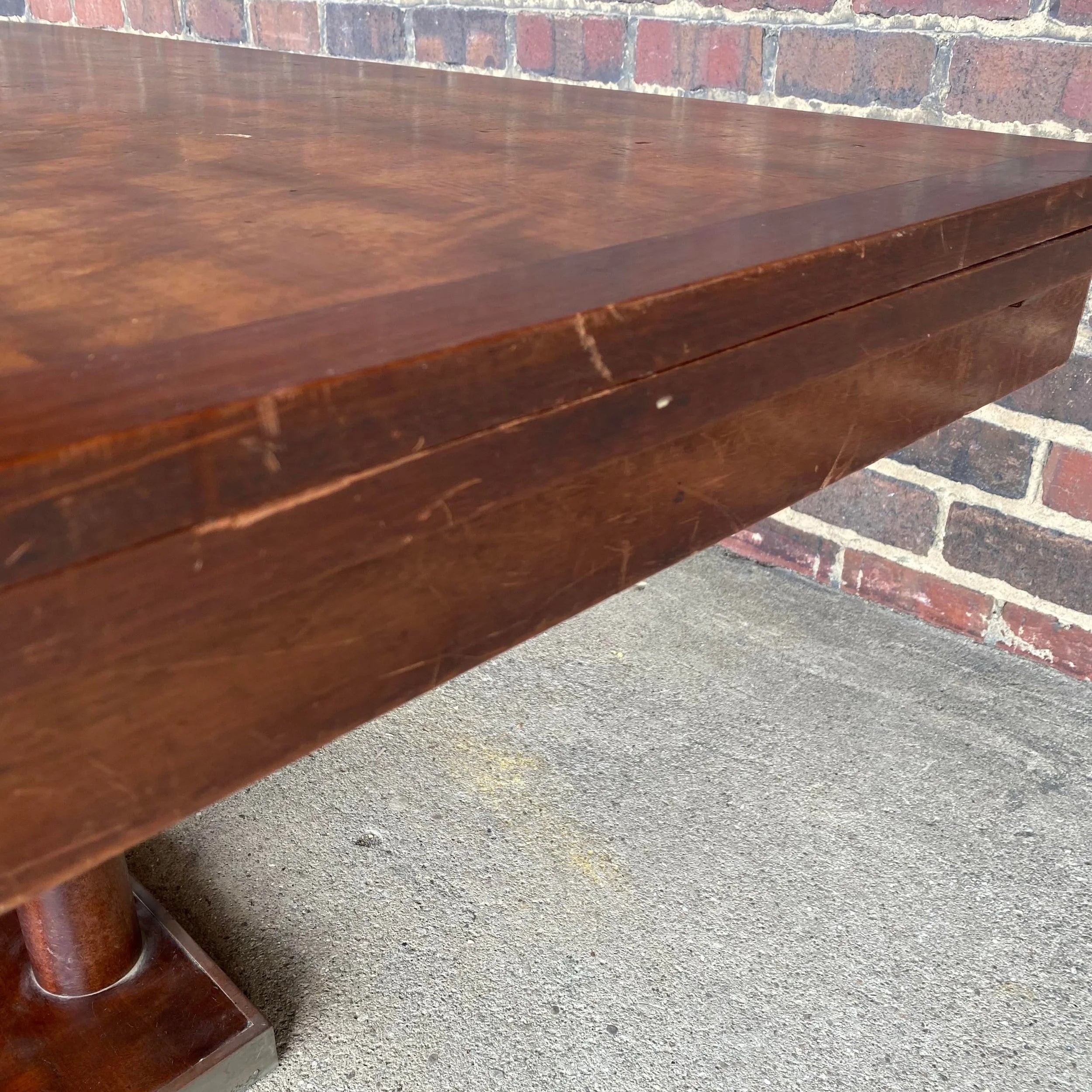 Roger Bal Art Deco Dinning Table Refractory Leaves