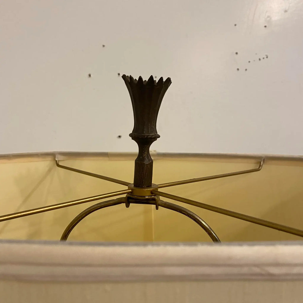 Roman Helmet Table Lamp Substantial Large