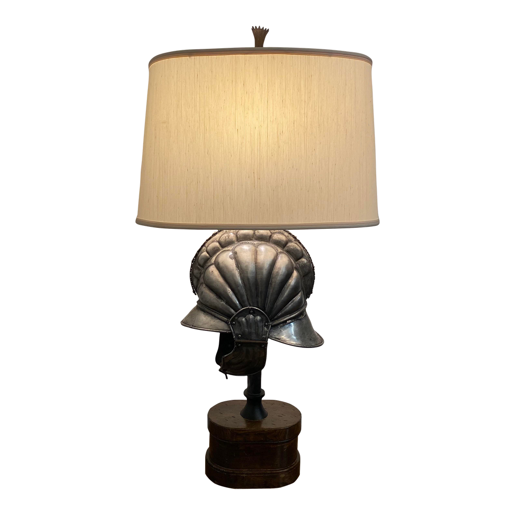 Roman Style Battle Helmut Table Lamp