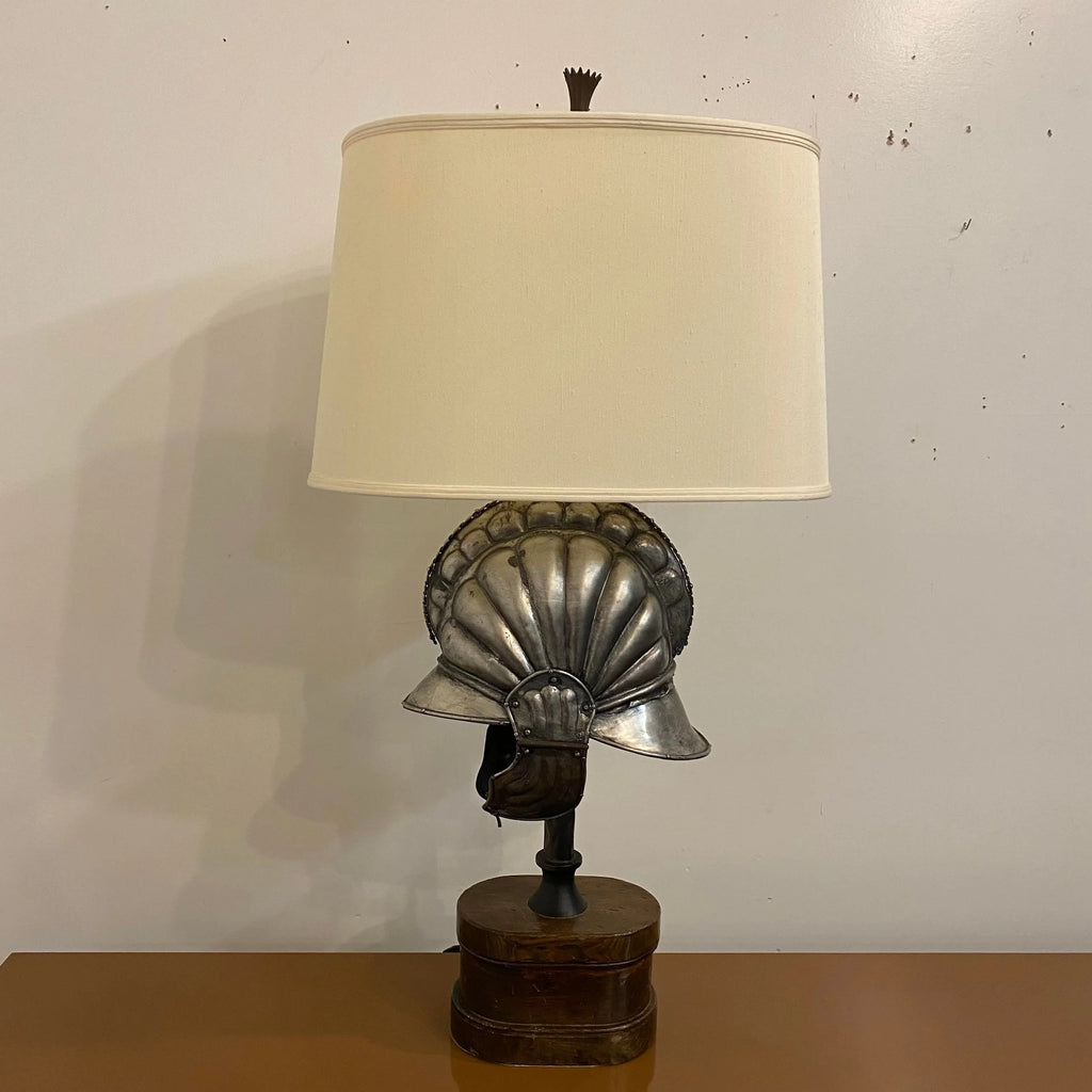 Roman Style Battle Helmut Table Lamp