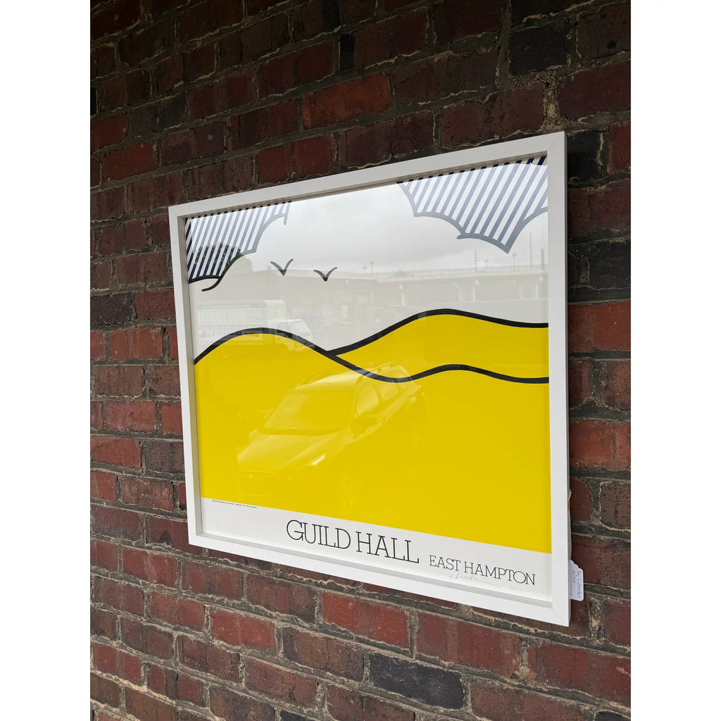 Roy Lichtenstein “Guild Hall East Hampton” Poster, Signed & Numbered, 1980 – Framed