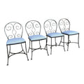 Salterini Outdoor Dining Chairs Set of 4