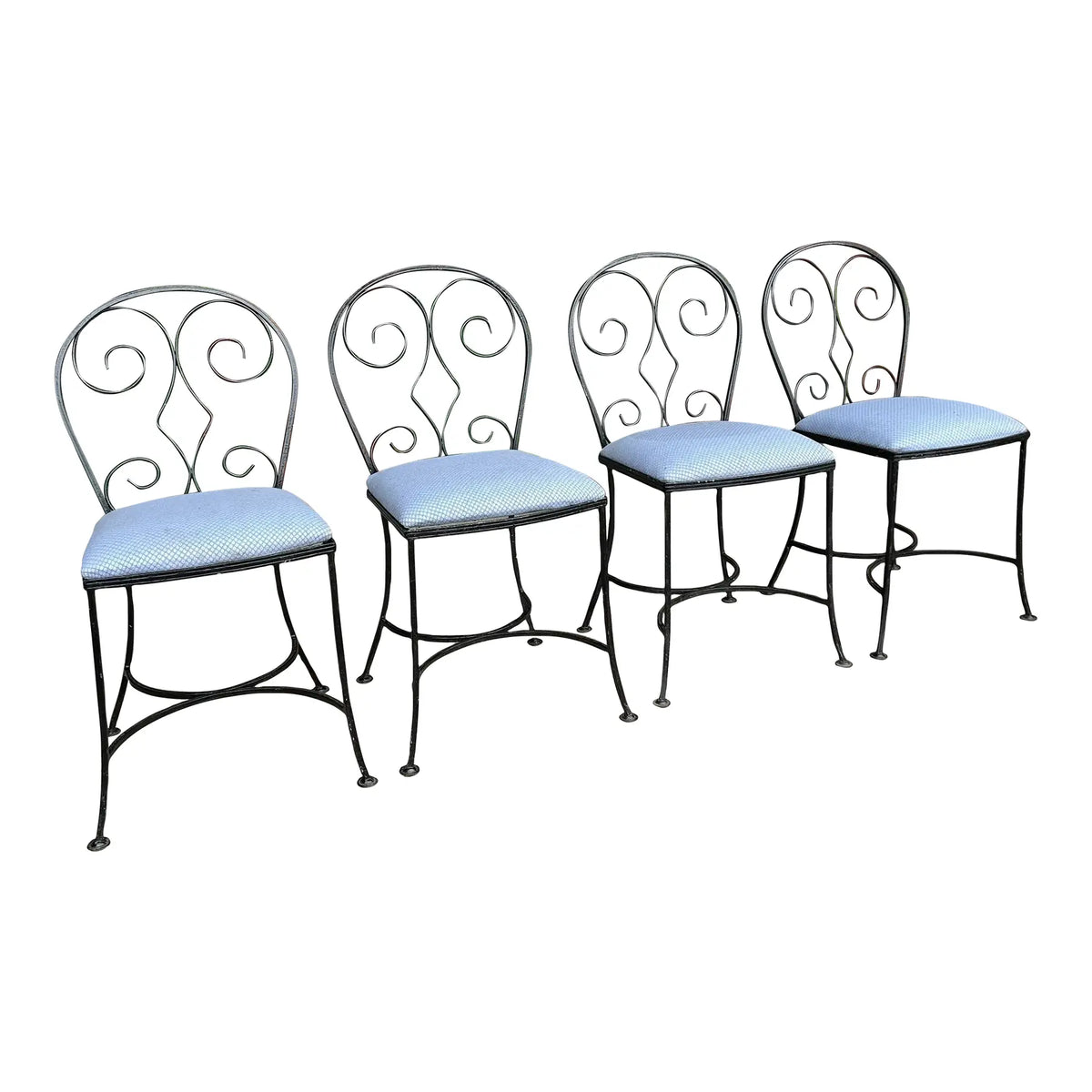 Salterini Outdoor Dining Chairs Set of 4