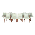 Set of 12 Edward Wormley for Dunbar With Brass Handles and Brass Feet