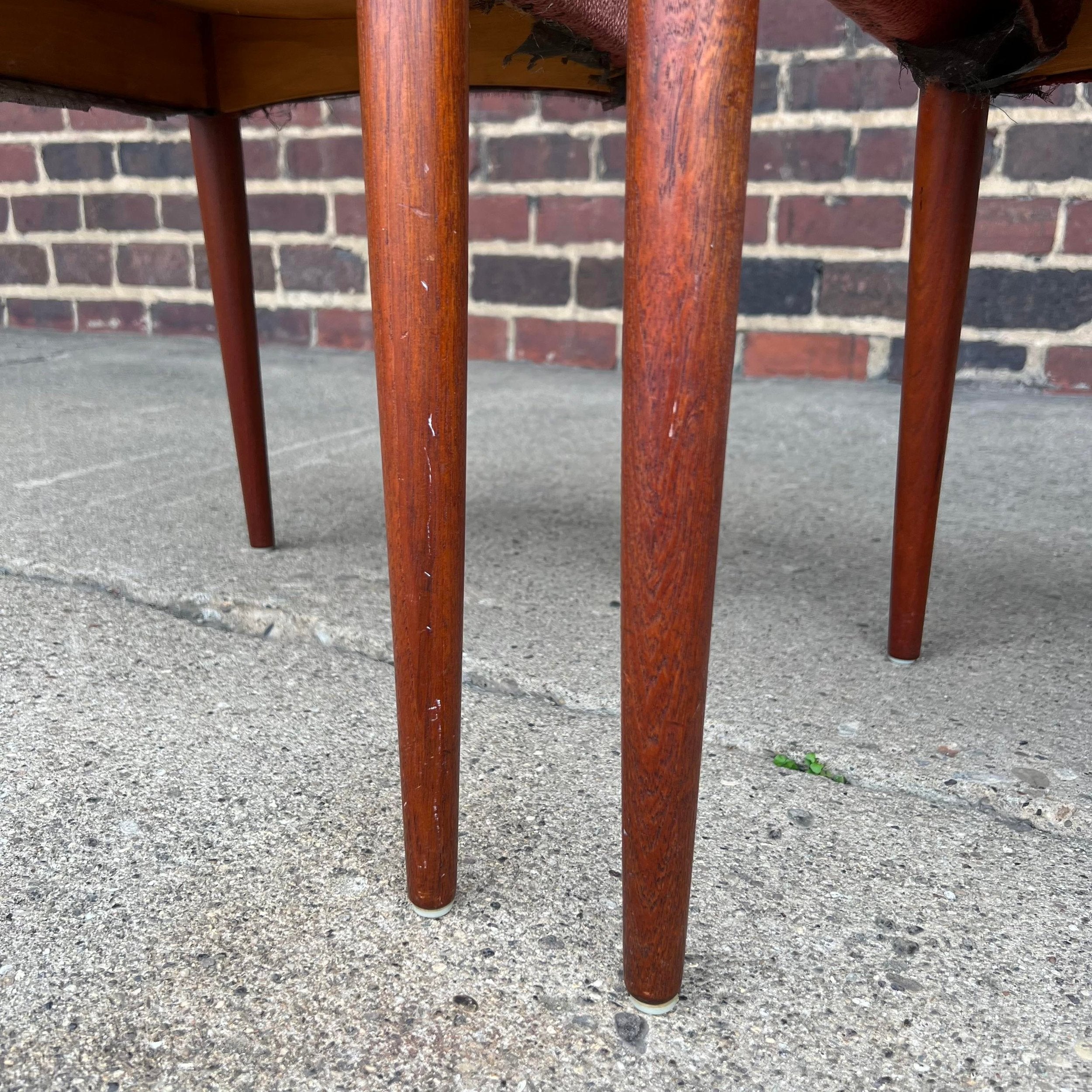 Set of 3 Arne Hovmand Olsen for Mogens Dining Chairs