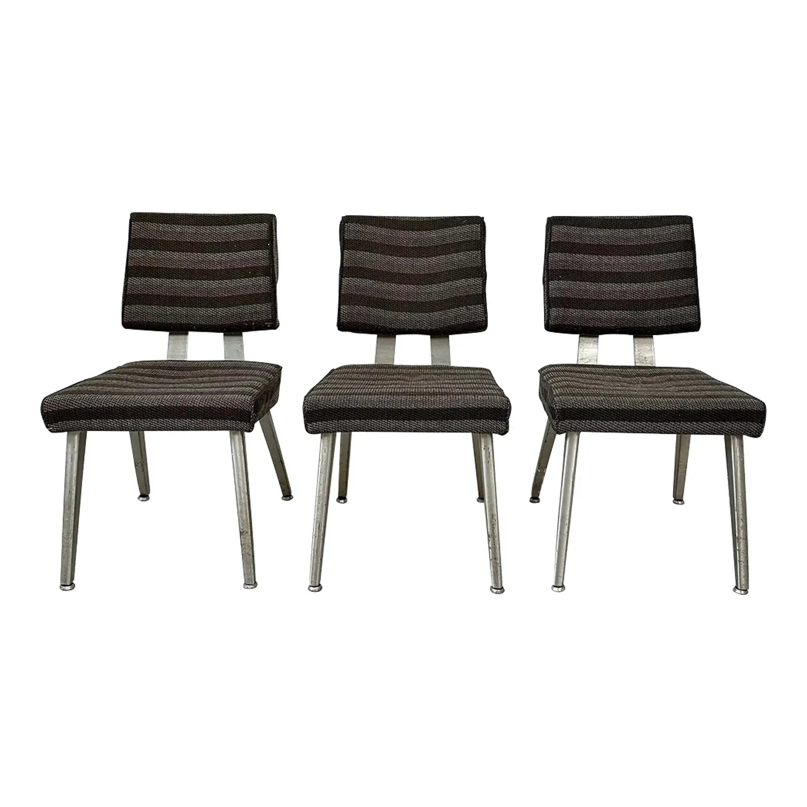 Set of 3 Gf GoodForm Aluminum Chairs