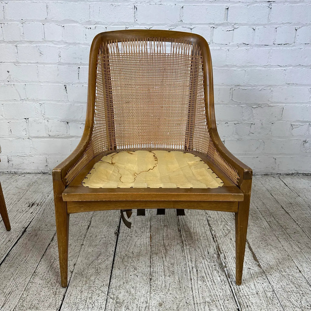 Set of 3 Harvey Probber Caned 'Gondola' Side Chairs
