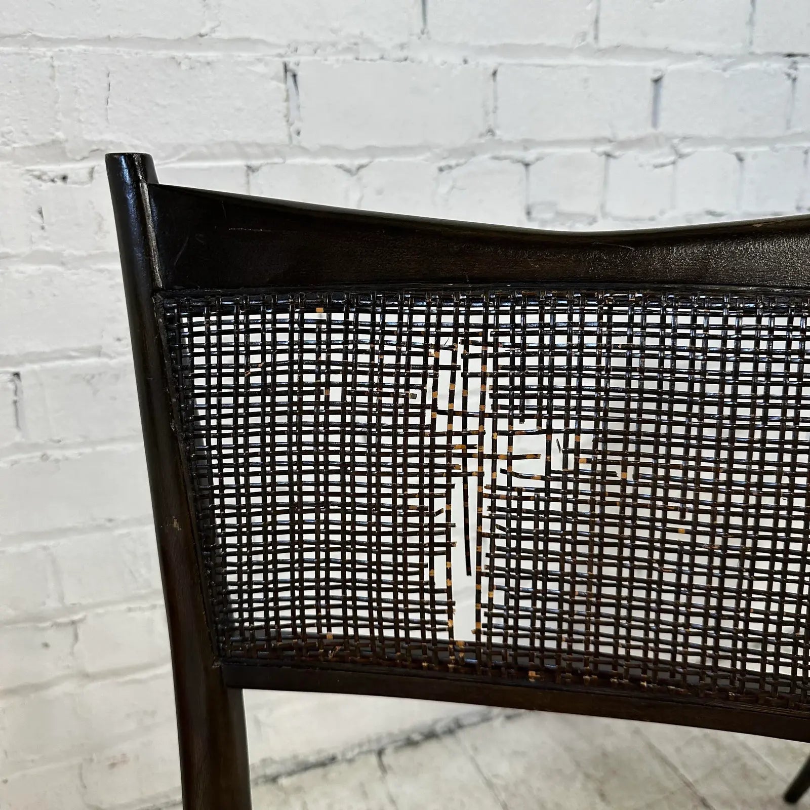 Set of 3 Paul McCobb Black Dining Chairs