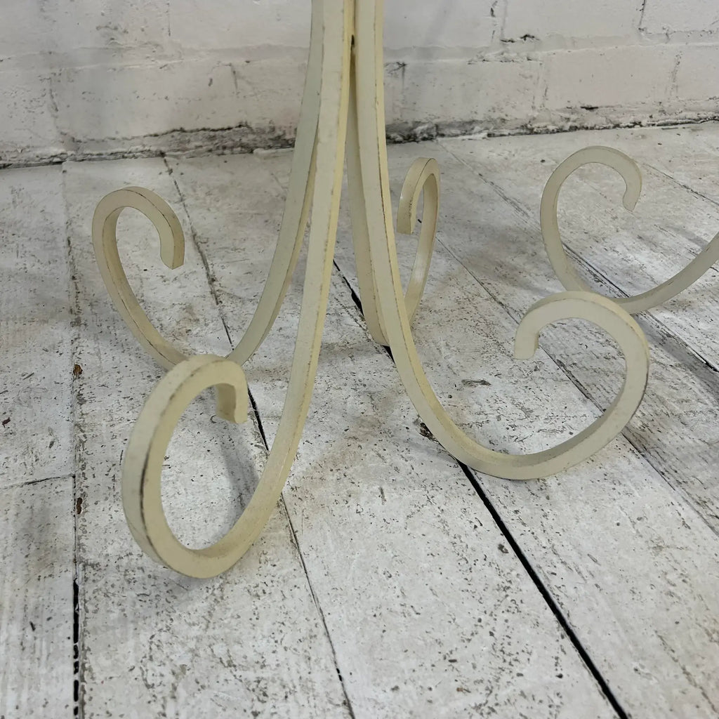 Set of 3 Upholstered Iron Base Stools Heavy Quality